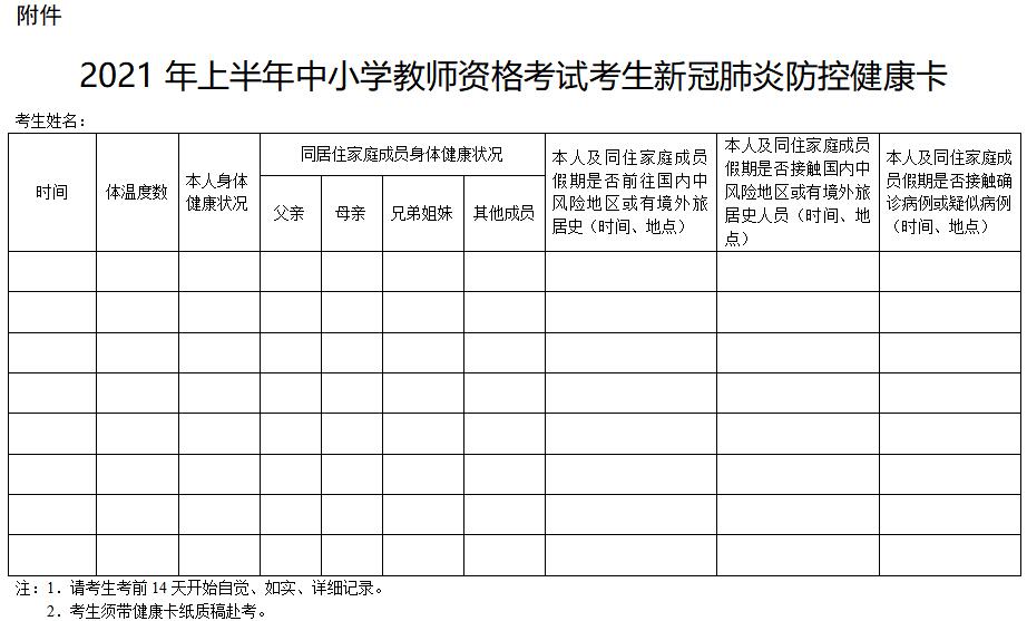 湖南省2021年上半年中小學(xué)教師資格考試報(bào)名、考試安排(圖2)